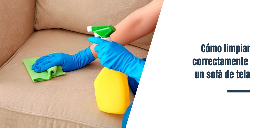 Cómo limpiar correctamente un sofá de tela